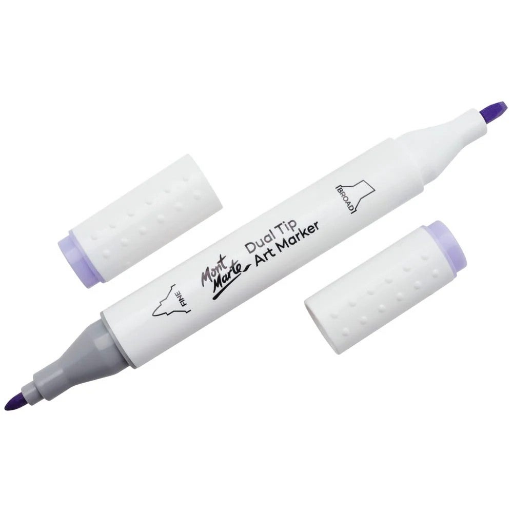 Mont Marte Dual Tip Alcohol Art Marker 75 Dark Blue Light The